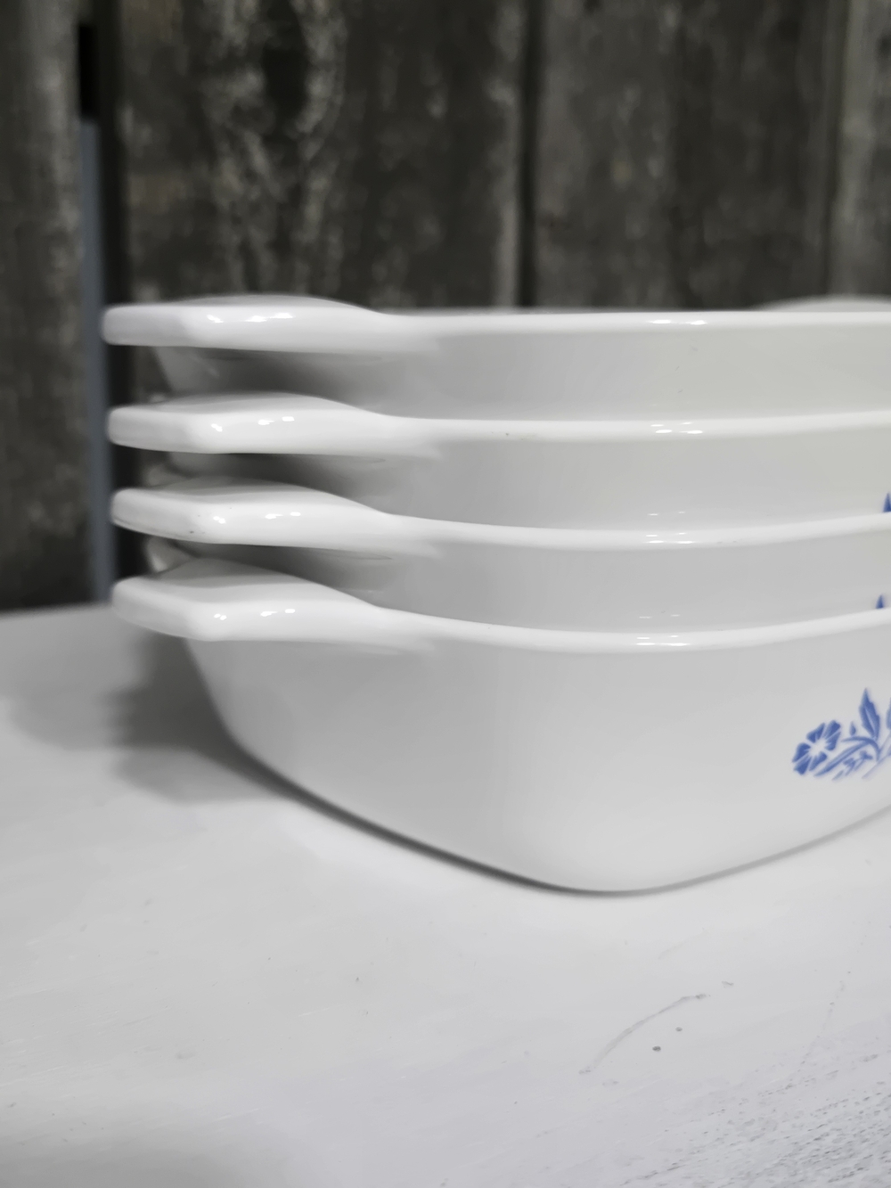 Vintage CorningWare Blue Cornflower Petite Dishes Set Of 4 - Picture 3 of 3
